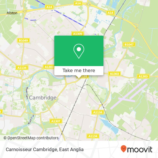 Carnoisseur Cambridge map