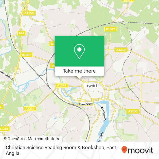 Christian Science Reading Room & Bookshop map