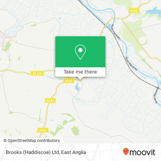 Brooks (Haddiscoe) Ltd map