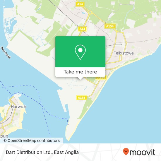 Dart Distribution Ltd. map