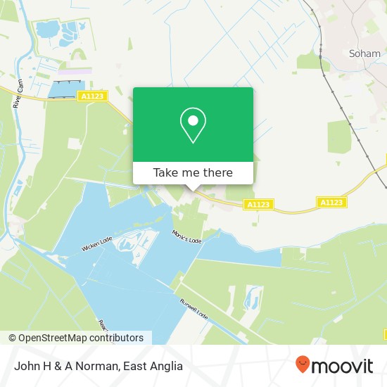 John H & A Norman map