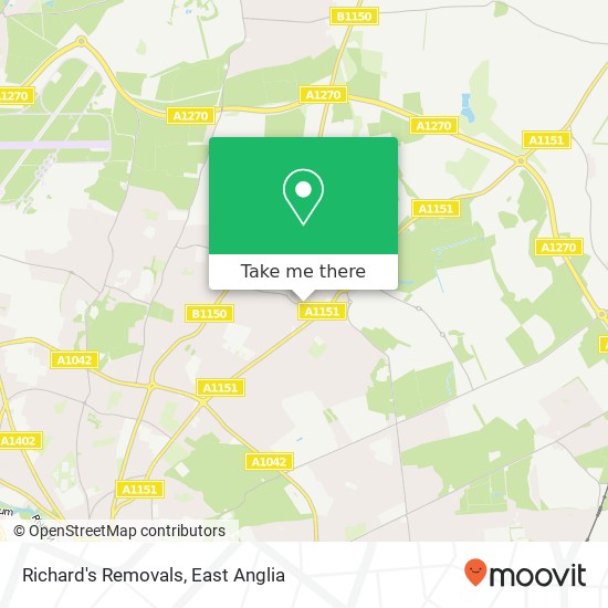 Richard's Removals map