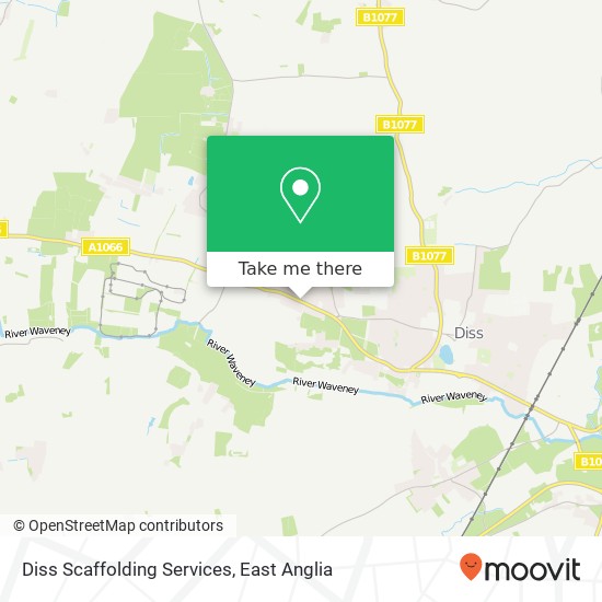 Diss Scaffolding Services map