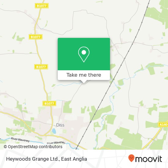 Heywoods Grange Ltd. map