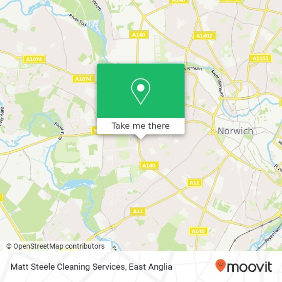 Matt Steele Cleaning Services map