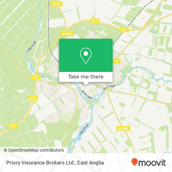 Priory Insurance Brokers Ltd. map