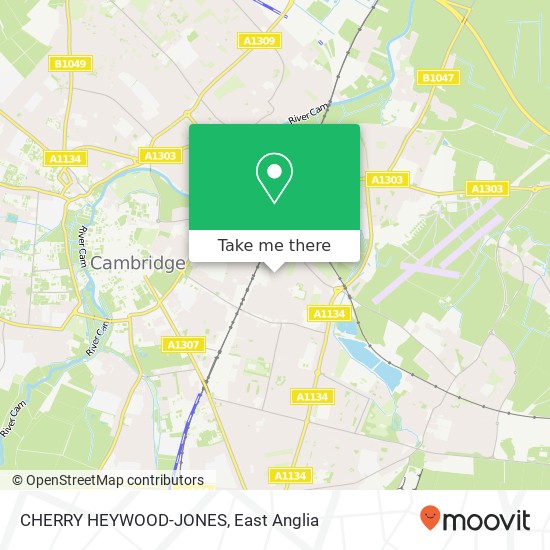 CHERRY HEYWOOD-JONES map
