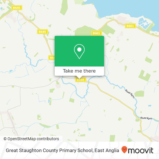 Great Staughton County Primary School map