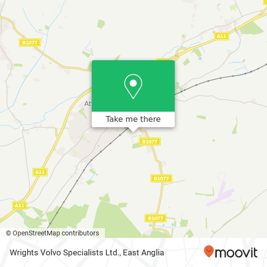 Wrights Volvo Specialists Ltd. map