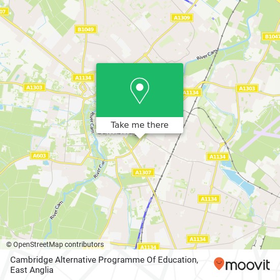 Cambridge Alternative Programme Of Education map