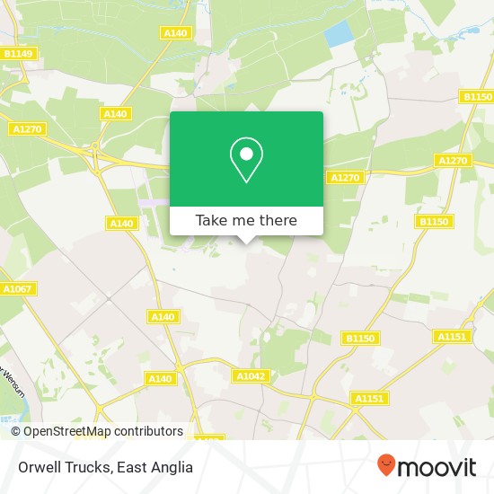 Orwell Trucks map