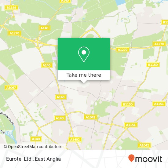 Eurotel Ltd. map