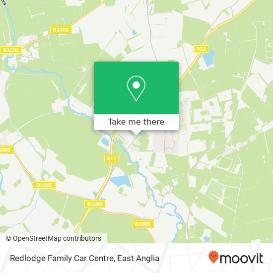 Redlodge Family Car Centre map