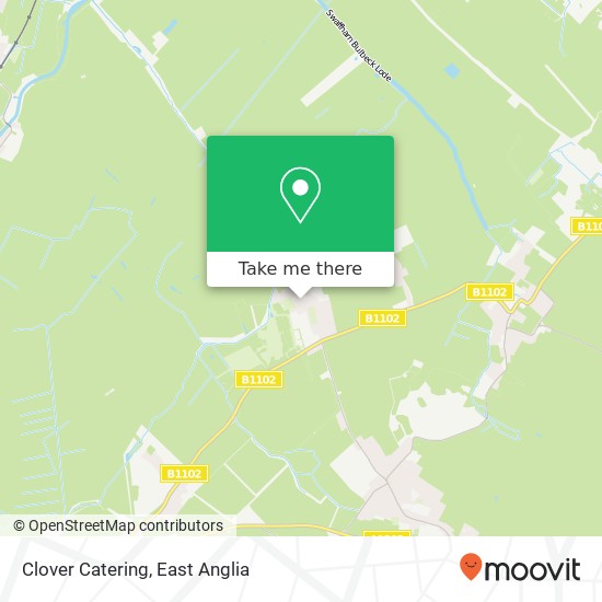 Clover Catering map
