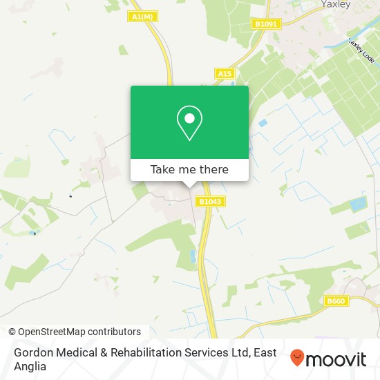 Gordon Medical & Rehabilitation Services Ltd map