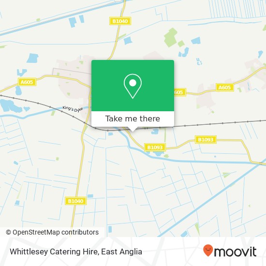 Whittlesey Catering Hire map