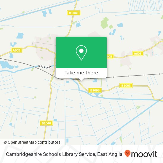 Cambridgeshire Schools Library Service map