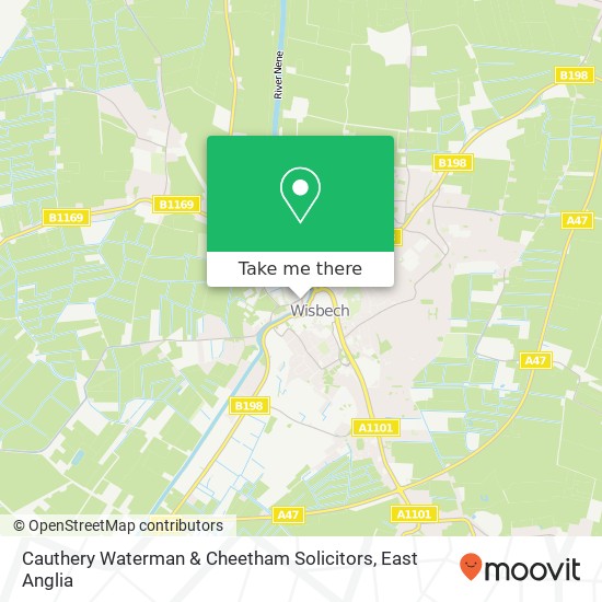 Cauthery Waterman & Cheetham Solicitors map