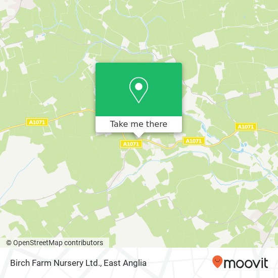 Birch Farm Nursery Ltd. map