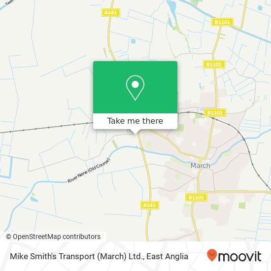 Mike Smith's Transport (March) Ltd. map