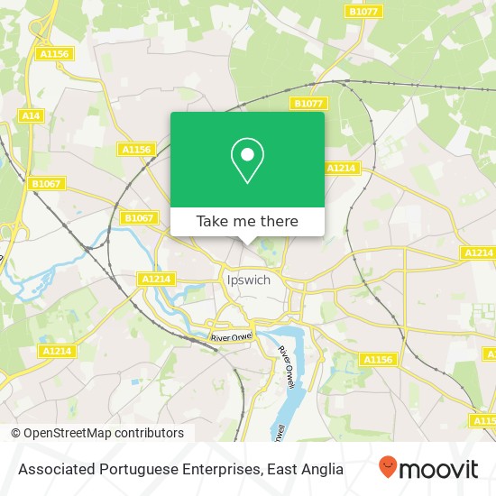 Associated Portuguese Enterprises map