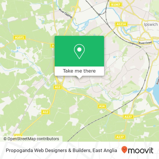 Propoganda Web Designers & Builders map