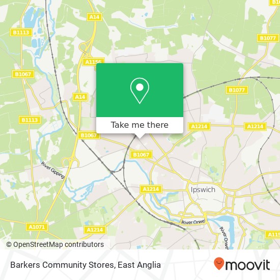 Barkers Community Stores map