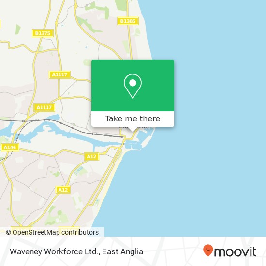 Waveney Workforce Ltd. map