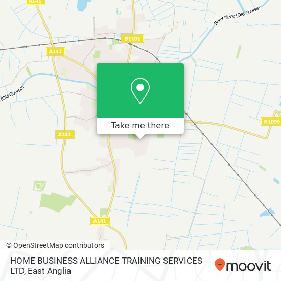 HOME BUSINESS ALLIANCE TRAINING SERVICES LTD map