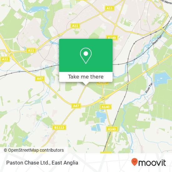 Paston Chase Ltd. map