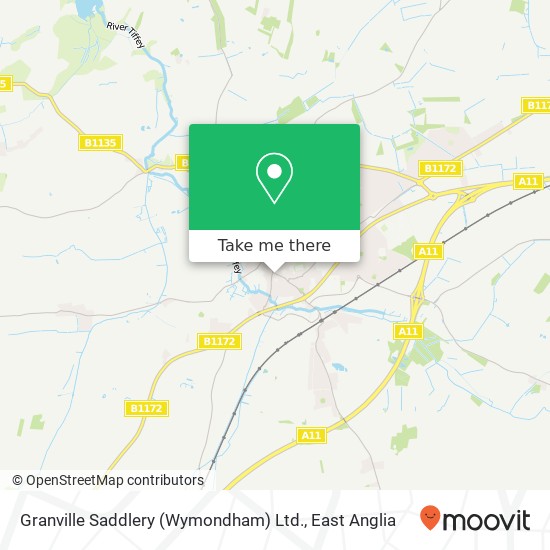 Granville Saddlery (Wymondham) Ltd. map