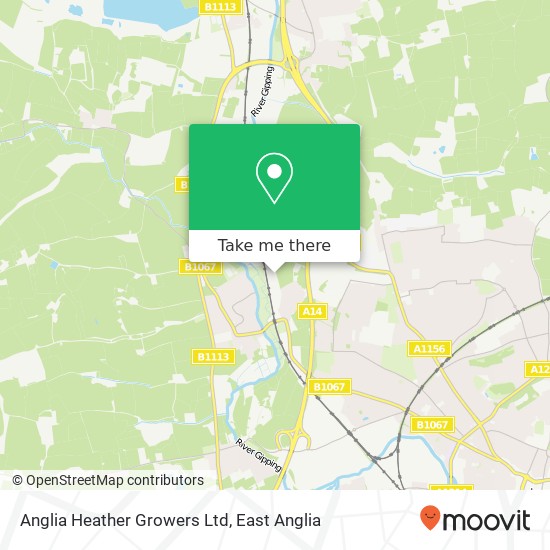 Anglia Heather Growers Ltd map