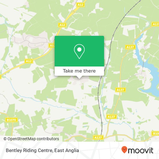 Bentley Riding Centre map