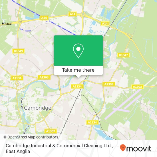 Cambridge Industrial & Commercial Cleaning Ltd. map