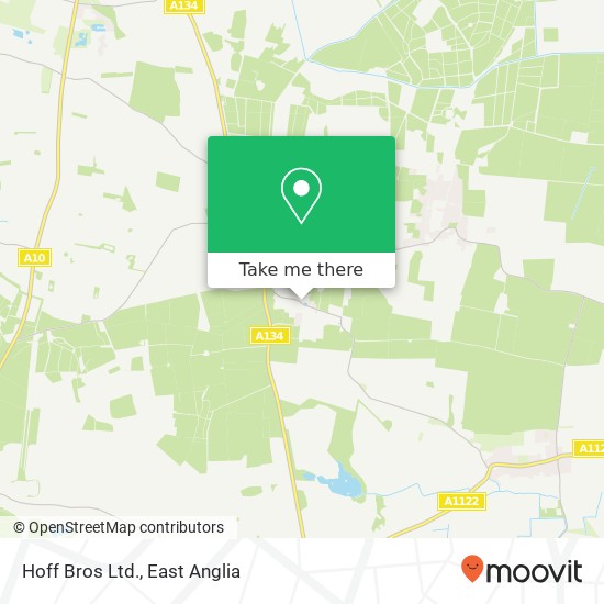 Hoff Bros Ltd. map