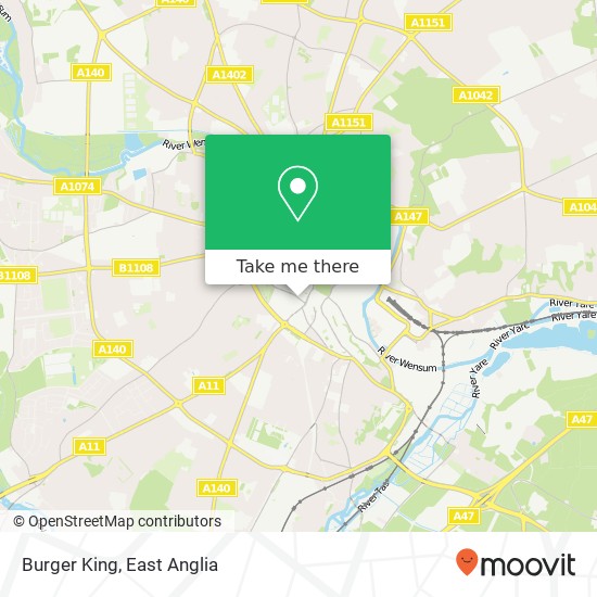 Burger King map