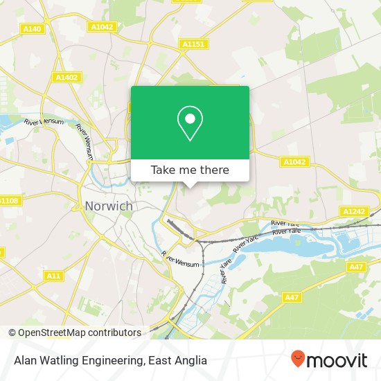 Alan Watling Engineering map