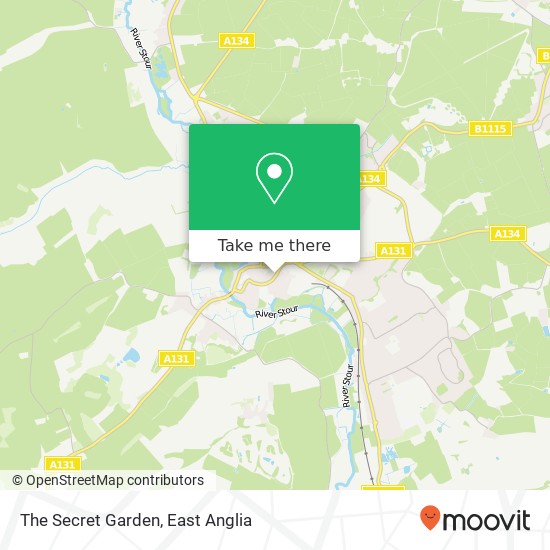 The Secret Garden map