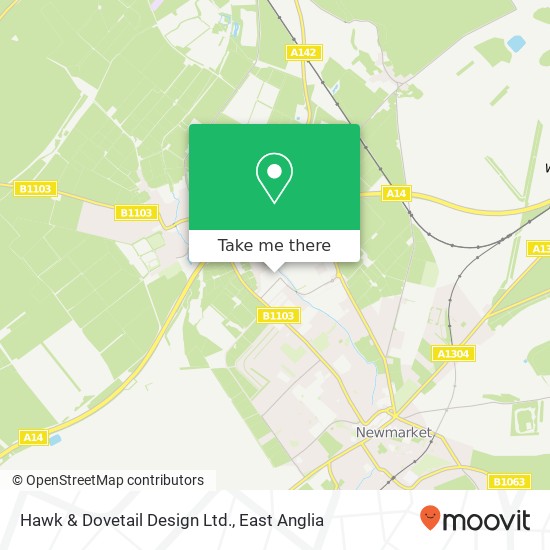 Hawk & Dovetail Design Ltd. map