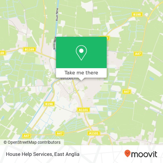 House Help Services map