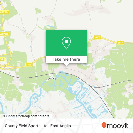 County Field Sports Ltd. map