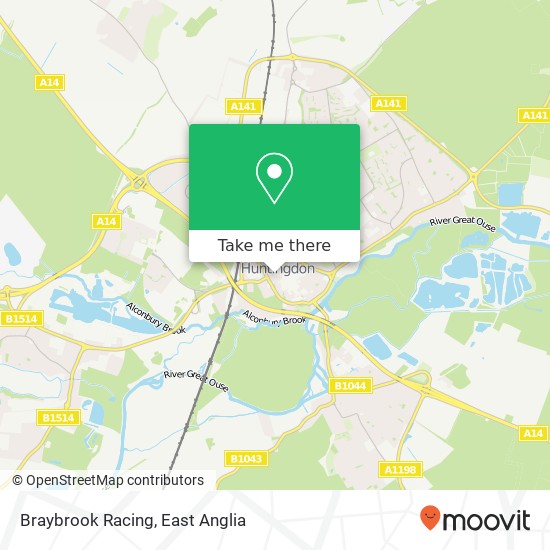 Braybrook Racing map