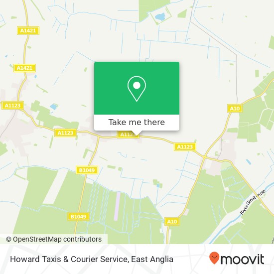 Howard Taxis & Courier Service map