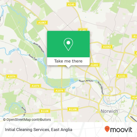 Initial Cleaning Services map