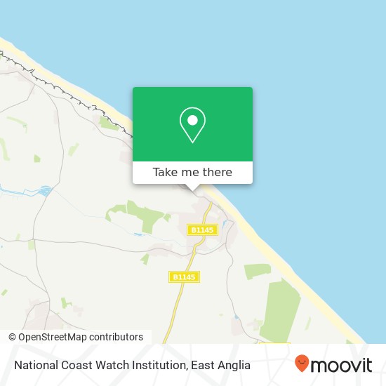 National Coast Watch Institution map