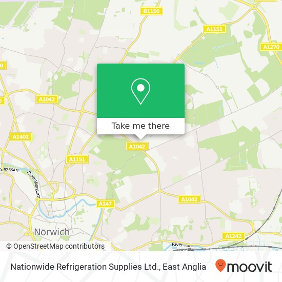 Nationwide Refrigeration Supplies Ltd. map