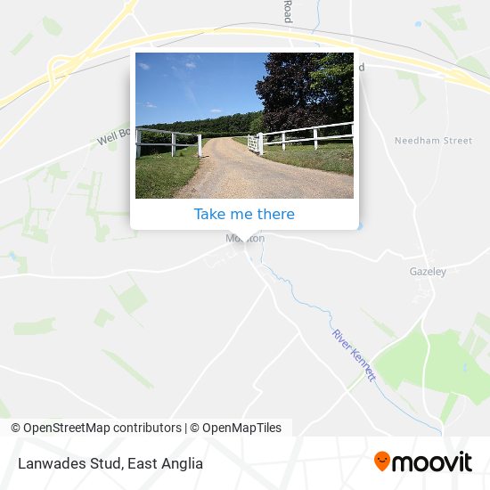 Lanwades Stud map