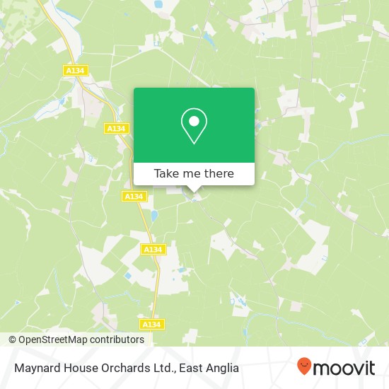 Maynard House Orchards Ltd. map