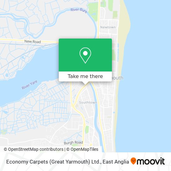Economy Carpets (Great Yarmouth) Ltd. map