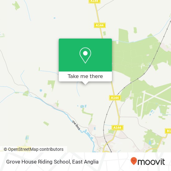 Grove House Riding School map